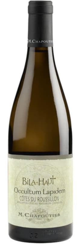 Bila-Haut by Michel Chapoutier Occultum Lapidem Blanc 2018 Front Bottle Shot