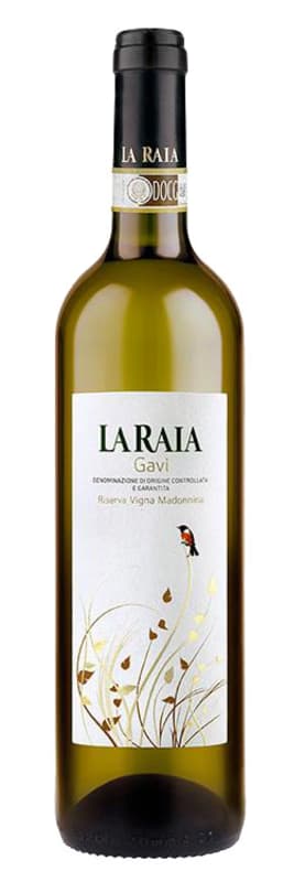 La Raia Gavi Riserva Vigna Madonnina 2021 Front Bottle Shot