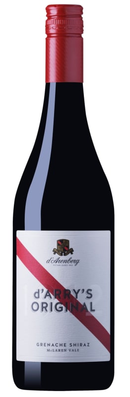 d'Arenberg d'Arry's Original Shiraz-Grenache 2020 Front Bottle Shot