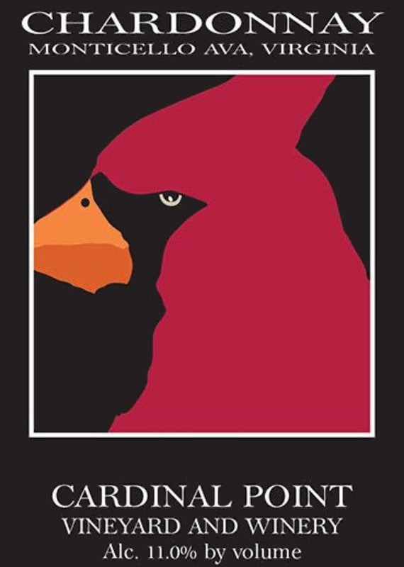 Cardinal Point Vineyard and Winery Chardonnay 2014 Front Label