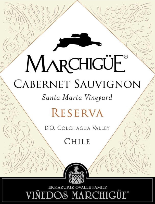 Vinedos Marchigue Reserva Cabernet Sauvignon 2014 Front Label