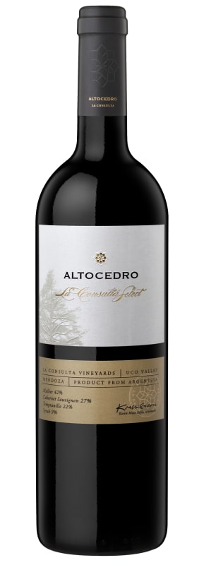 Altocedro La Consulta Select 2018 Front Bottle Shot