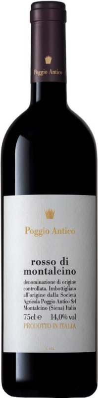Poggio Antico Rosso di Montalcino 2016 Front Bottle Shot