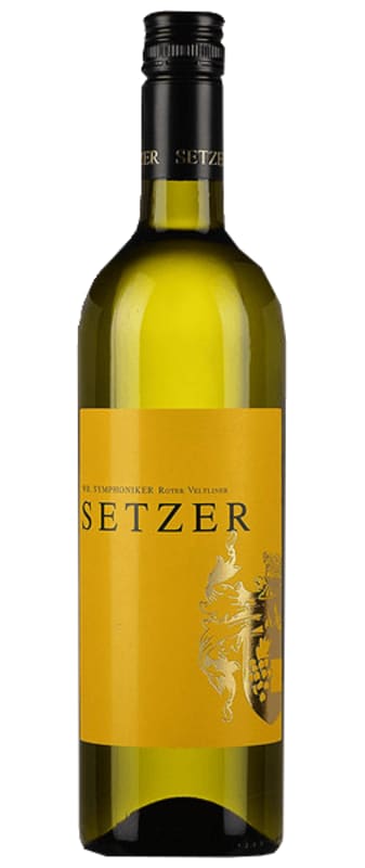 Setzer Wiener Symphoniker Roter Veltliner 2021 Front Bottle Shot