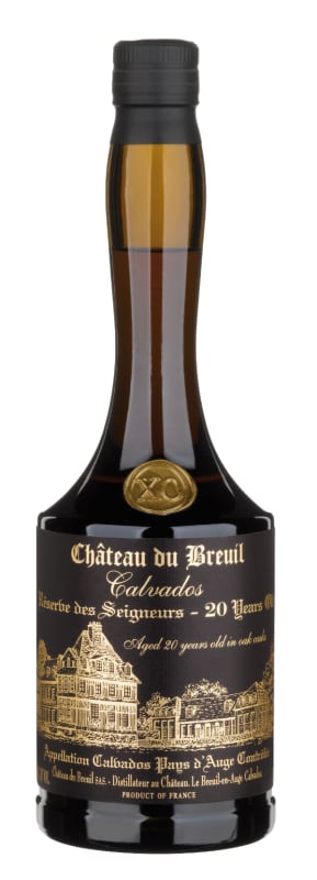 Chateau du Breuil 20 Year XO Calvados Front Bottle Shot