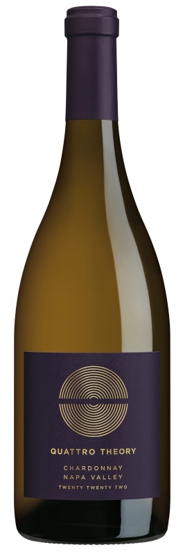 Quattro Theory Chardonnay 2022 Front Bottle Shot