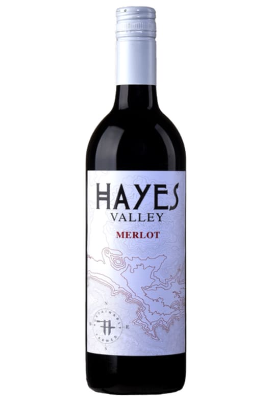 Hayes Valley Merlot 2022 Front Bottle Shot