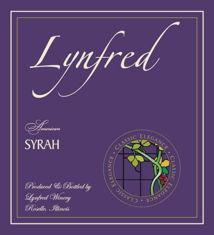 Lynfred Winery Illinois Syrah 2009 Front Label