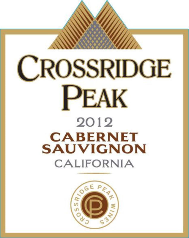 Crossridge Peak 2012 Front Label