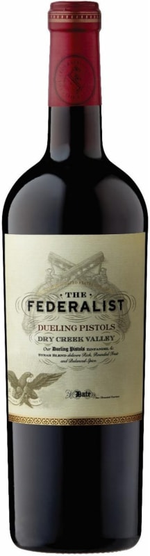 The Federalist Dueling Pistols Red Blend 2015 Front Bottle Shot