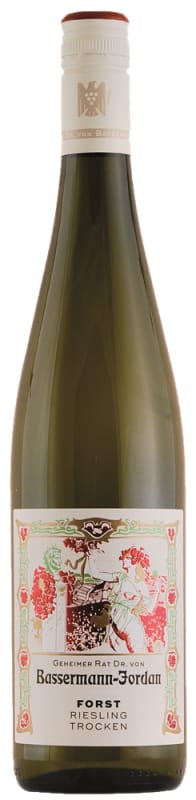Bassermann-Jordan Forst Riesling Trocken 2020 Front Bottle Shot