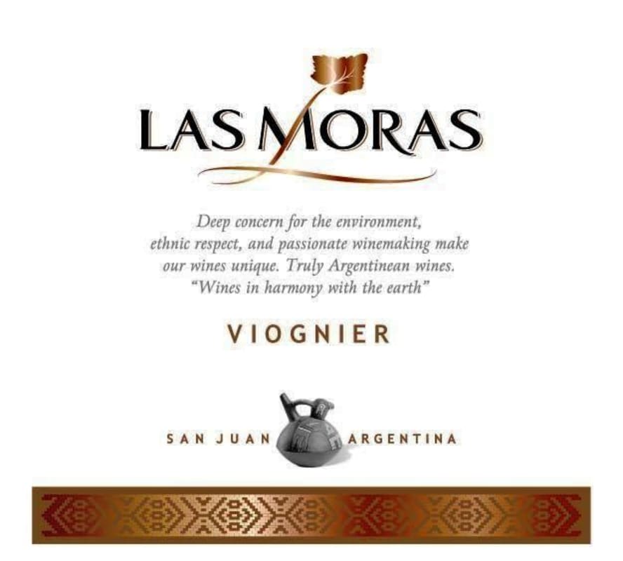 Finca Las Moras Viognier 2010 Front Label