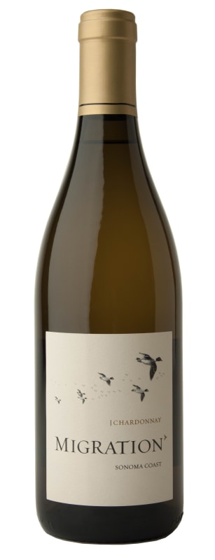 Migration Sonoma Coast Chardonnay 2018 Front Bottle Shot
