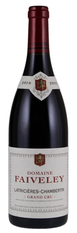 Faiveley Latricieres-Chambertin Grand Cru 2010 Front Bottle Shot