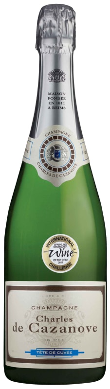 Charles de Cazanove Tete de Cuvee Brut Front Bottle Shot