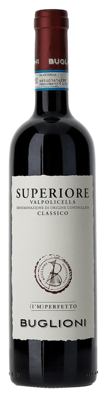 Buglioni I'mperfetto Valpolicella Classico Superiore 2023 Front Bottle Shot