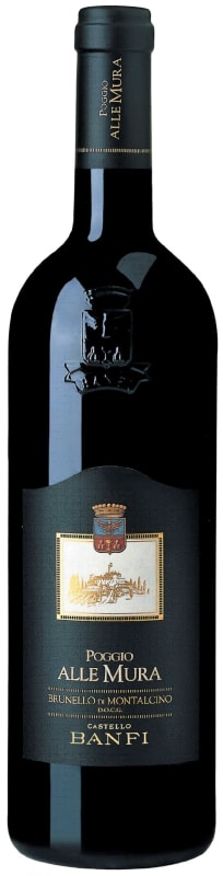Banfi Brunello di Montalcino Poggio Alle Mura 2014 Front Bottle Shot
