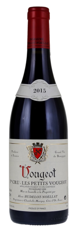 Hudelot-Noellat Les Petits Vougeot 2015 Front Bottle Shot