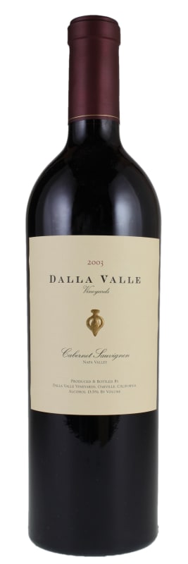Dalla Valle Cabernet Sauvignon 2003 Front Bottle Shot