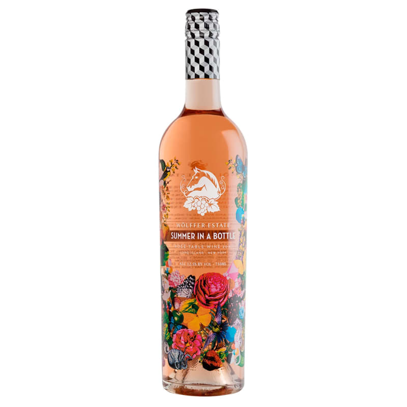 Wolffer Summer in a Bottle Rose 2020 Front Bottle Shot