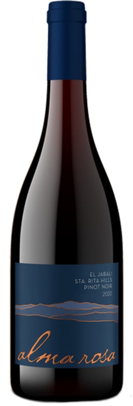 Alma Rosa El Jabali Vineyard Pinot Noir 2020 Front Bottle Shot