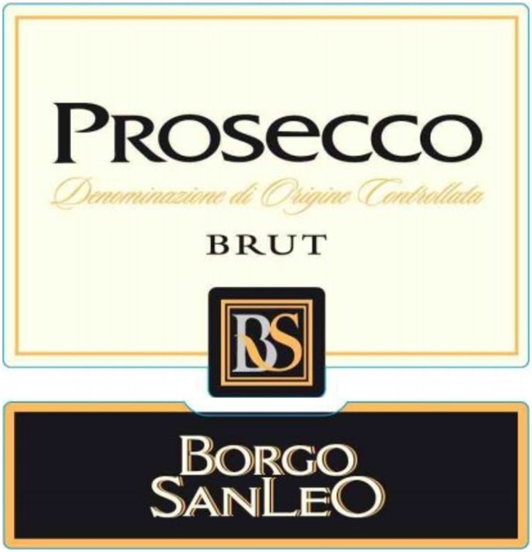 Zonin Prosecco Borgo San Leo Brut Front Label
