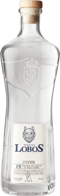 Lobos 1707 Tequila Joven Front Bottle Shot