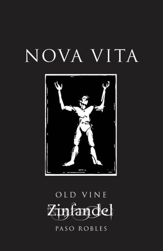 JanKris Winery Nova Vita Old Vine Zinfandel 2015 Front Label