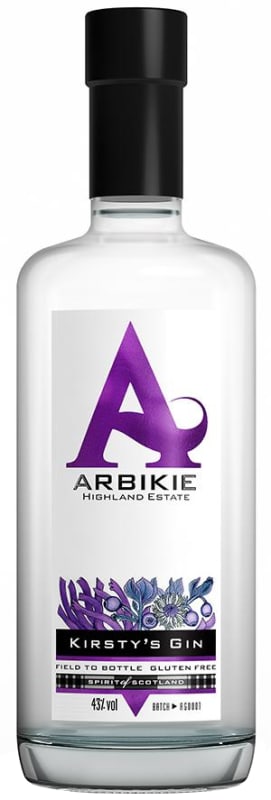 Arbikie Kirsty's Gin Front Bottle Shot