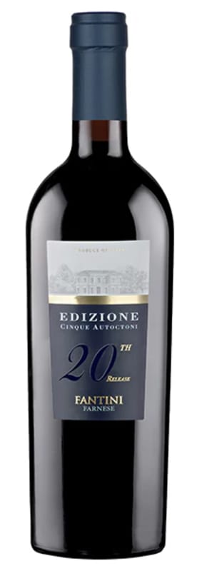 Fantini Edizione Cinque Autoctoni 20th Release Front Bottle Shot