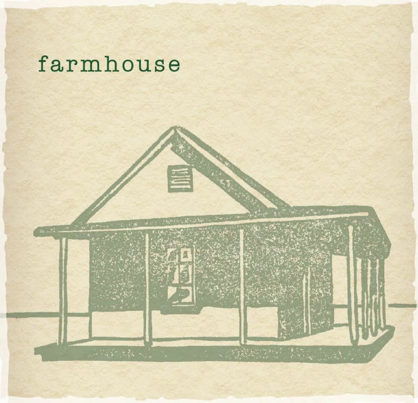 Cline Farmhouse White 2014 Front Label
