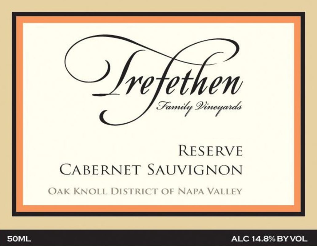 Trefethen Reserve Cabernet Sauvignon 2007 Front Label