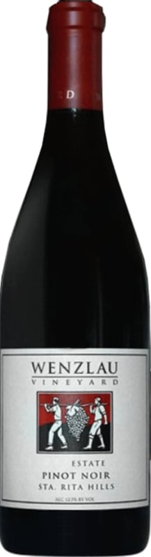 Wenzlau Sta. Rita Hills Estate Pinot Noir 2013 Front Bottle Shot