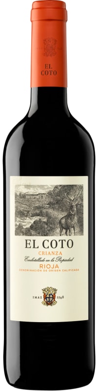 El Coto Crianza 2018 Front Bottle Shot