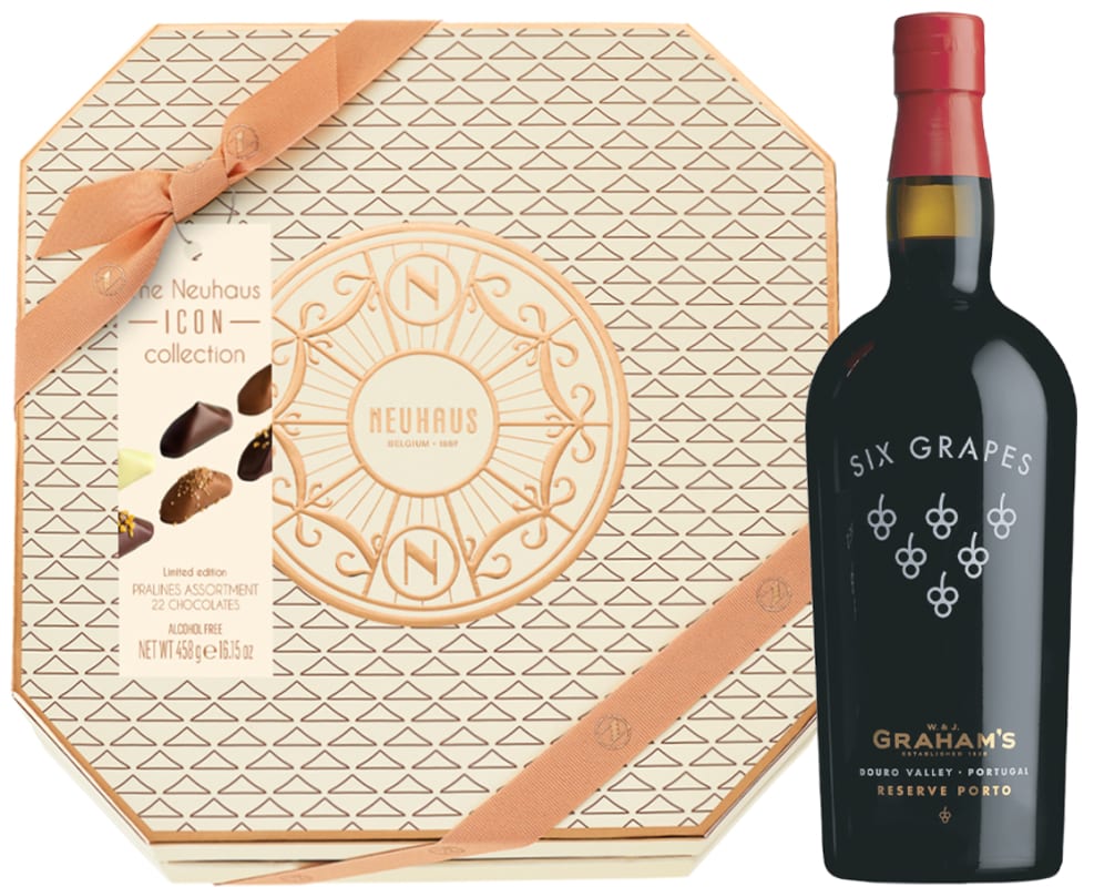 95 Point Graham's Port & Neuhaus Icon Chocolates Gift Set Gift Product Image
