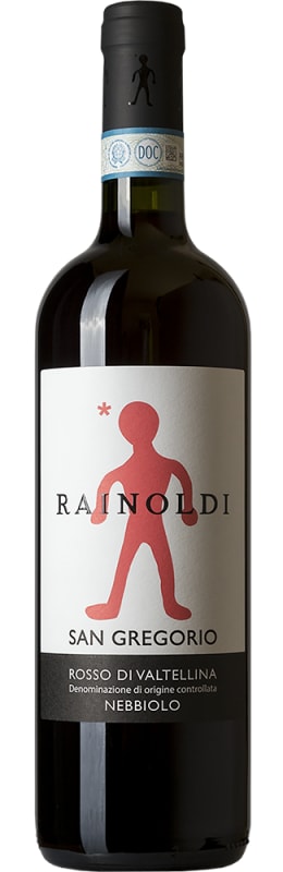 Aldo Rainoldi San Gregorio Rosso di Valtellina 2020 Front Bottle Shot