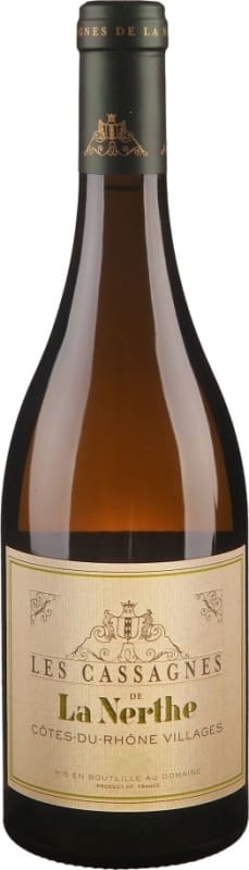 Chateau La Nerthe Cotes-du-Rhone Villages Les Cassagnes 2016 Front Bottle Shot