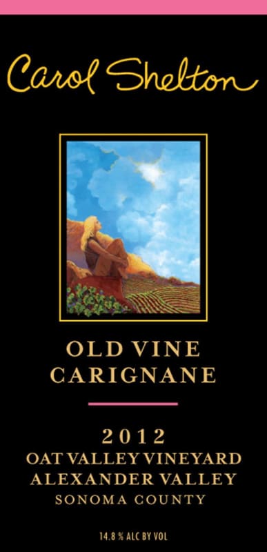 Carol Shelton Old Vine Carignane 2012 Front Label