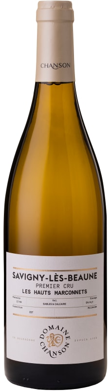 Domaine Chanson Savigny-les-Beaune Hauts Marconnets Premier Cru Blanc 2023 Front Bottle Shot