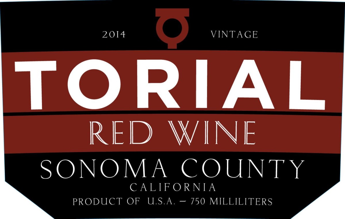 Torial Torial Red Wine Other Red Blends, California 2014 Front Label