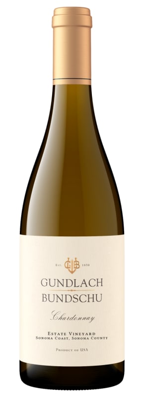 Gundlach Bundschu Chardonnay 2024 Front Bottle Shot