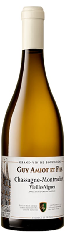 Guy Amiot Chassagne-Montrachet Vieilles Vignes Blanc 2021 Front Bottle Shot