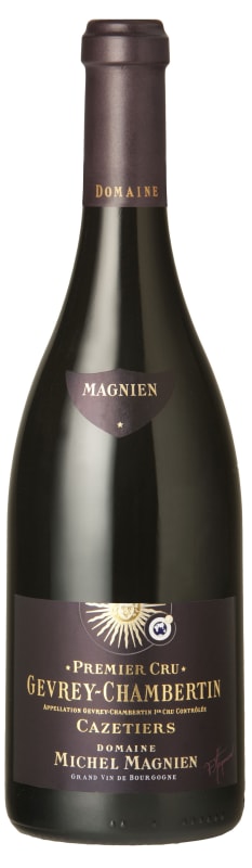 Michel Magnien Gevrey-Chambertin Les Cazetiers Premier Cru 2018 Front Bottle Shot