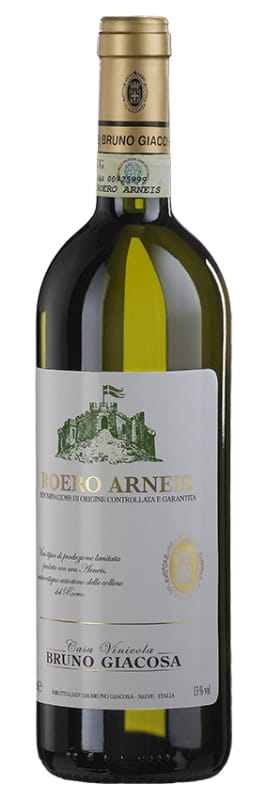 Bruno Giacosa Roero Arneis 2019 Front Bottle Shot