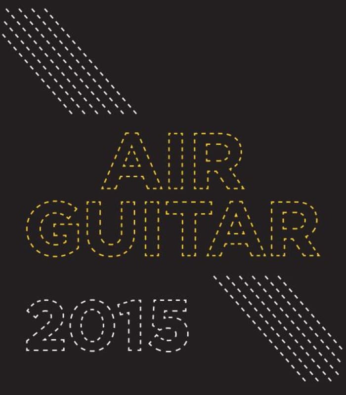 Bow & Arrow Wines Air Guitar 2015 Front Label