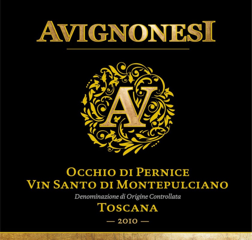 Avignonesi Occhio di Pernice Vin Santo di Montepulciano (375ML half-bottle) 2010 Front Label