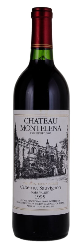 Chateau Montelena Estate Cabernet Sauvignon 1995 Front Bottle Shot