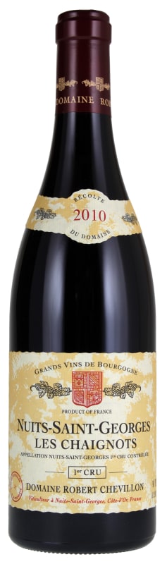 Domaine Robert Chevillon Nuits-Saint-Georges Les Chaignots 2010 Front Bottle Shot