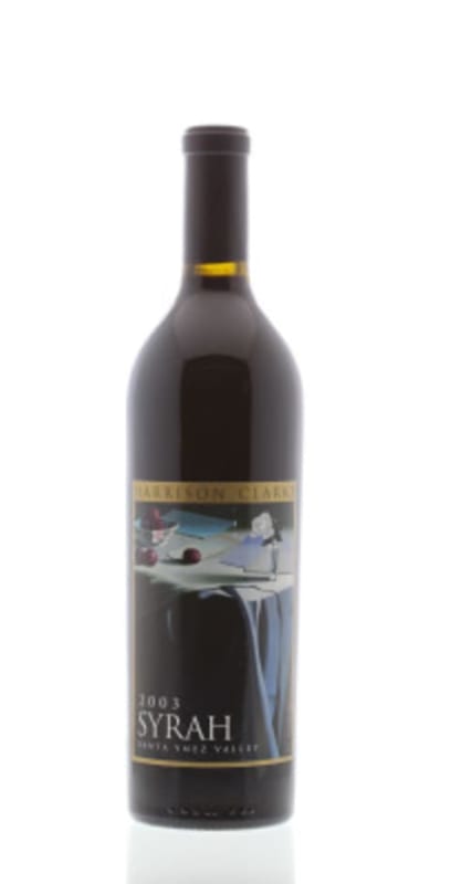 Harrison Clarke Wine Syrah 2003 Front Bottle Shot