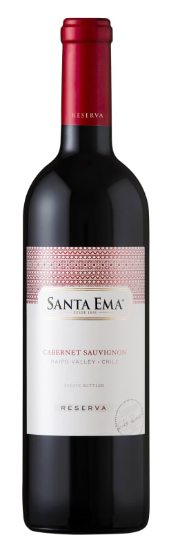 Santa Ema Reserva Cabernet Sauvignon 2021 Front Bottle Shot